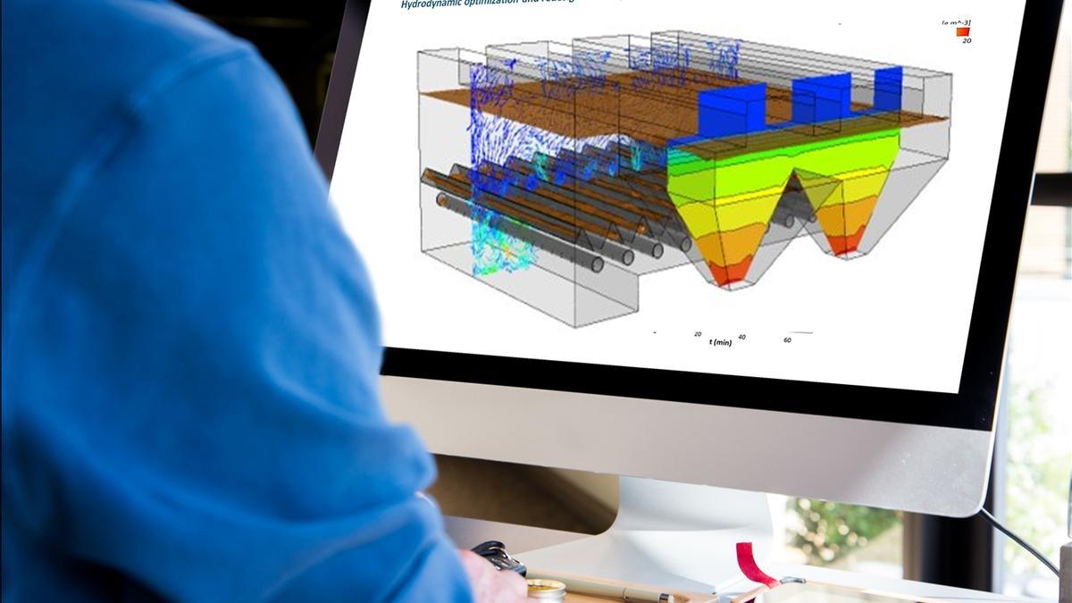 Imagen de simulación de fluidos.