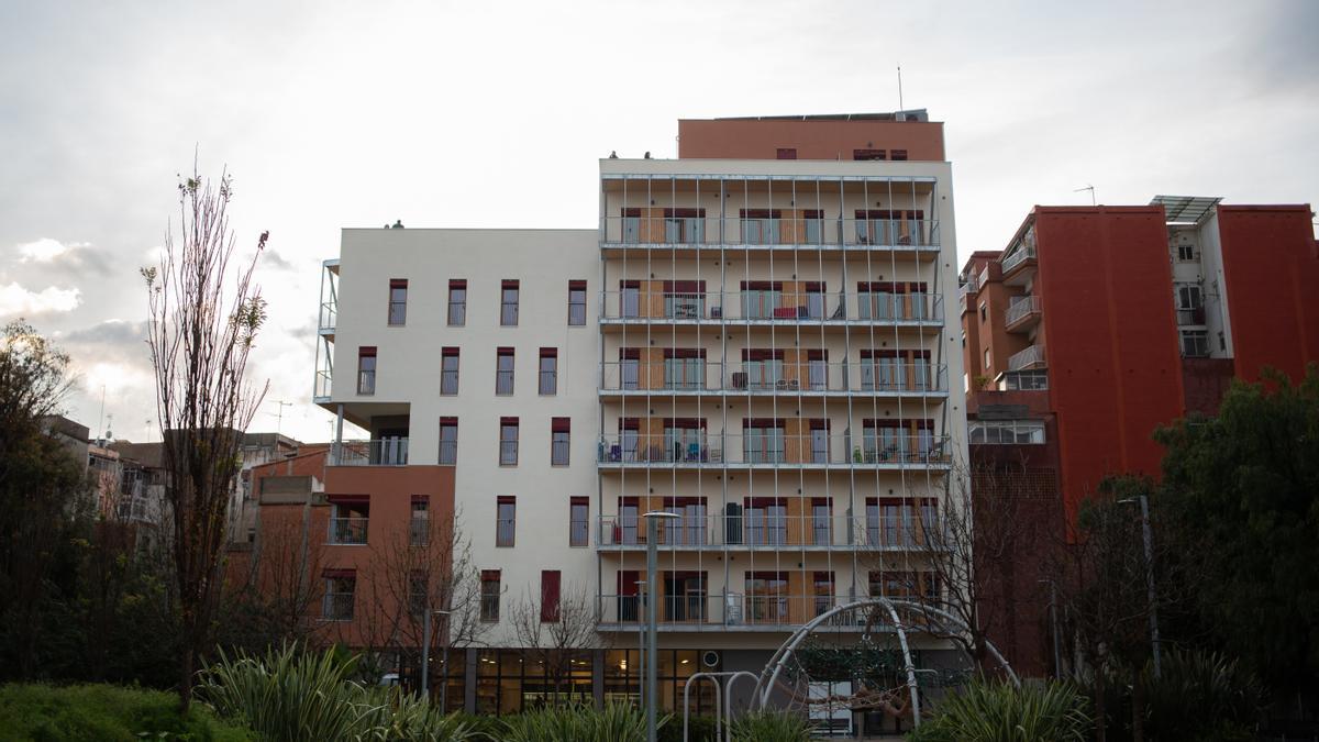 Un edificio de viviendas en Barcelona.