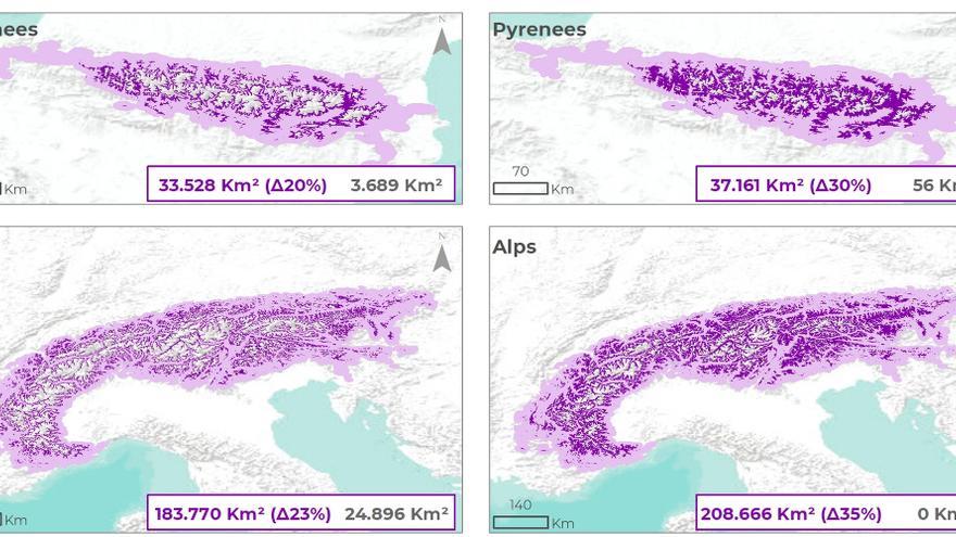 Els arbres hauran de créixer a major altitud a causa del canvi climàtic