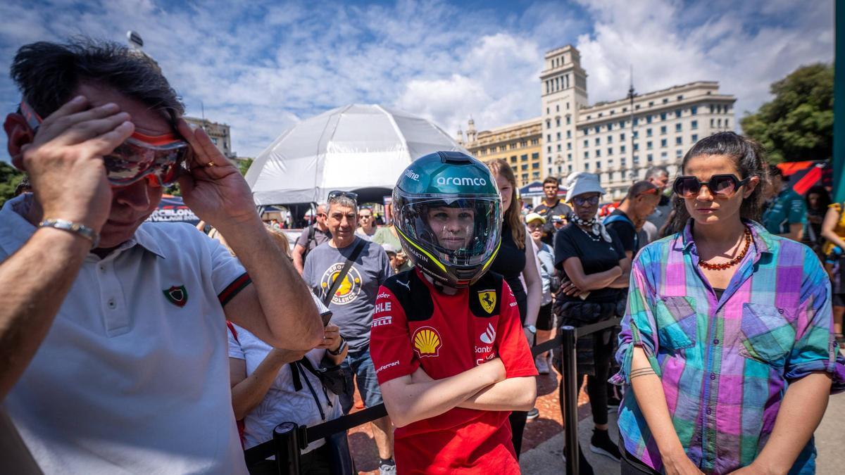 Fan Zone de Fórmula 1 en Plaza Catalunya