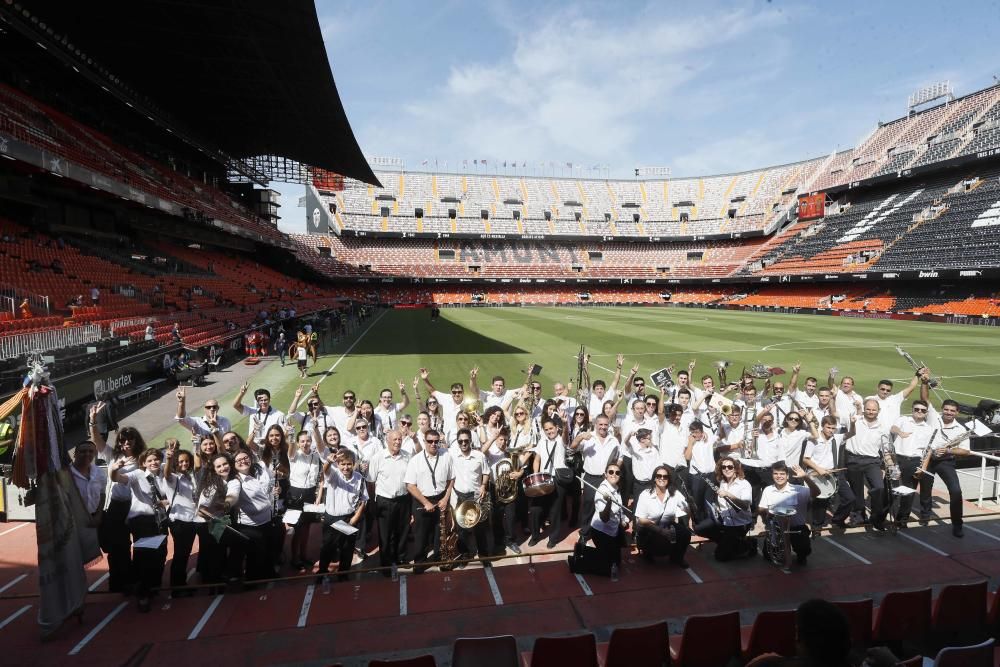 La Sociedad Musical 'La Marinense' de Marines, en Mestalla