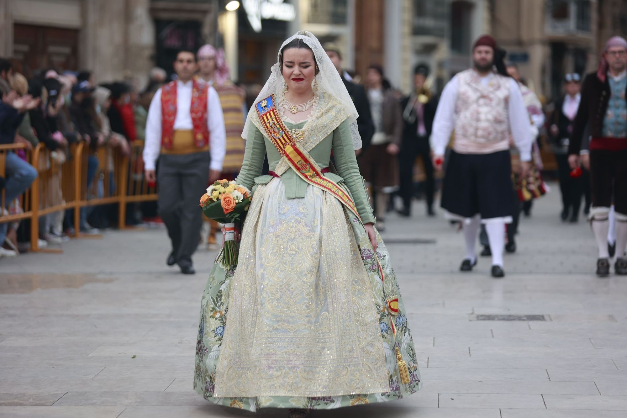 Fotos emotivas ofrenda Fallas