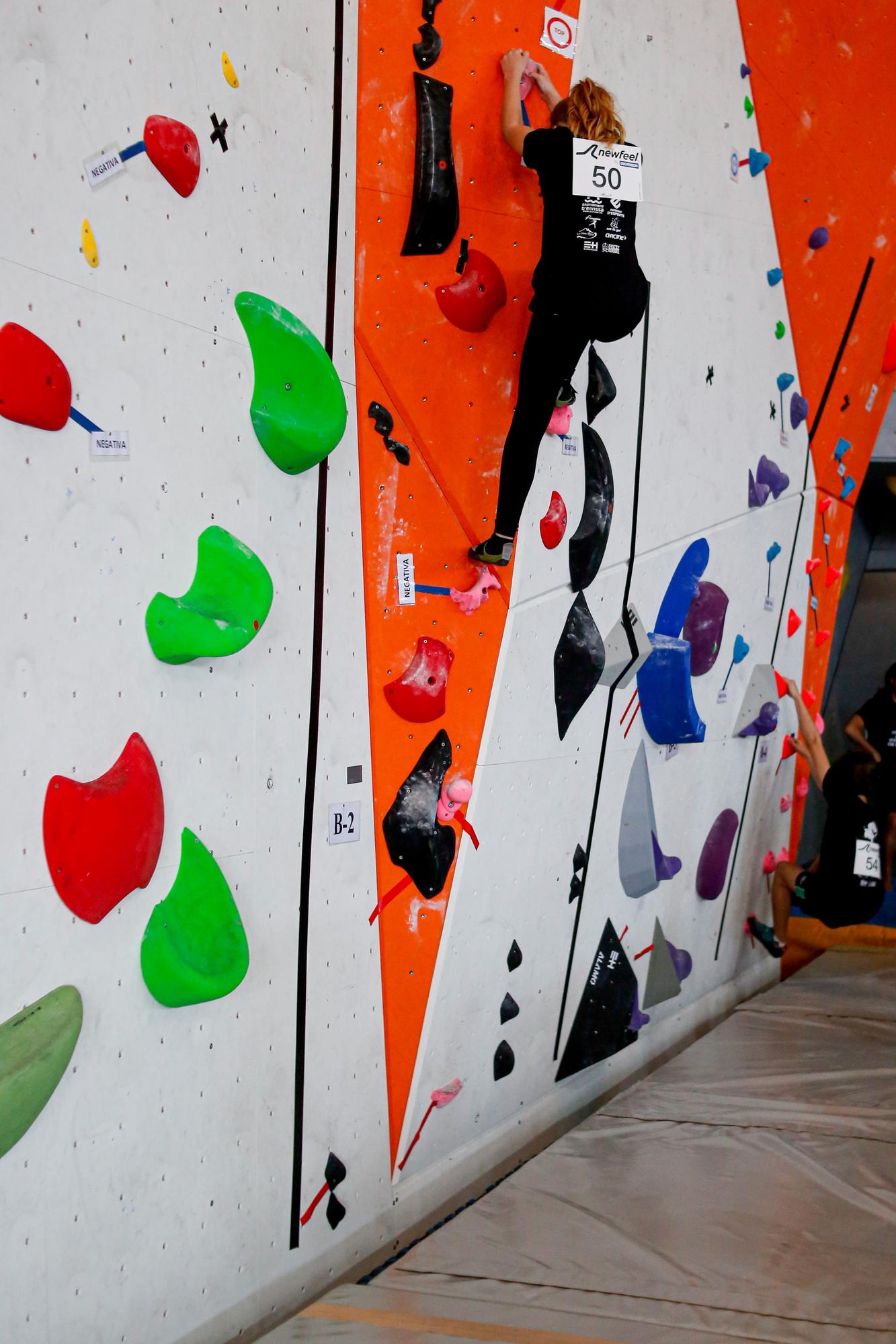 Las imágenes del Campeonato Balear de Escalada en Ibiza