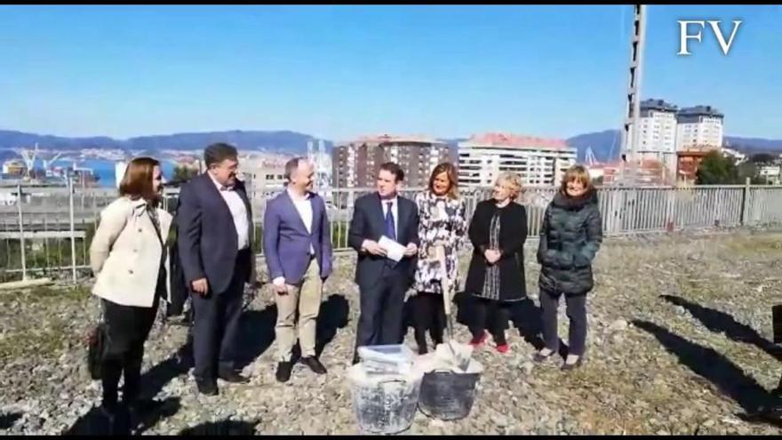 La senda verde de la antigua vía férrea de Vigo da su primer paso