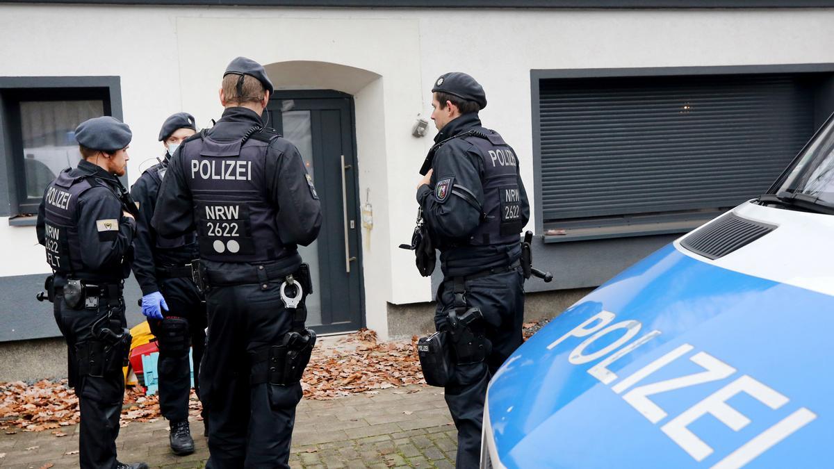 Archivo - Imangen de archivo de agentes de la Policía de Alemania