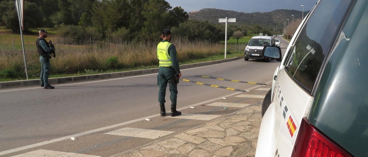 Un control de la Guardia Civil.