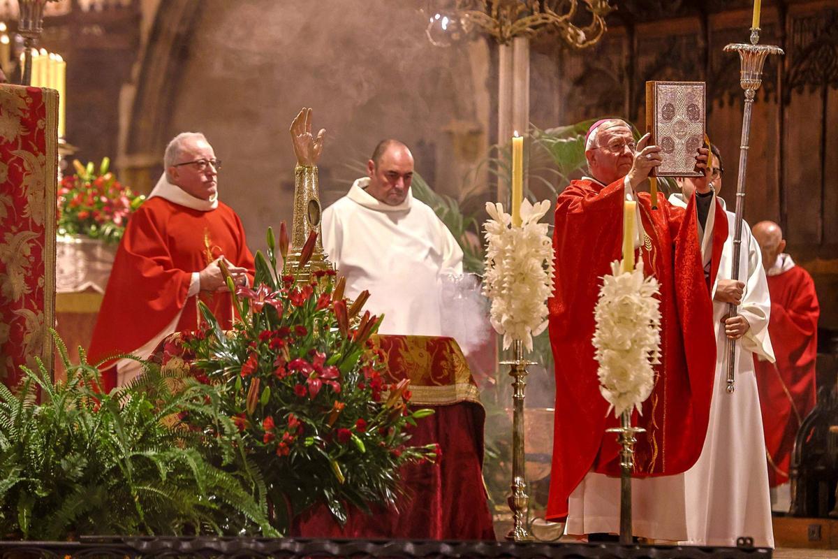 Misa festividad de Sant Sebastià en la Seu