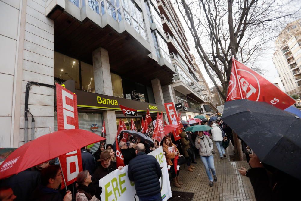 Los trabajadores de Bankia, contra el ERE