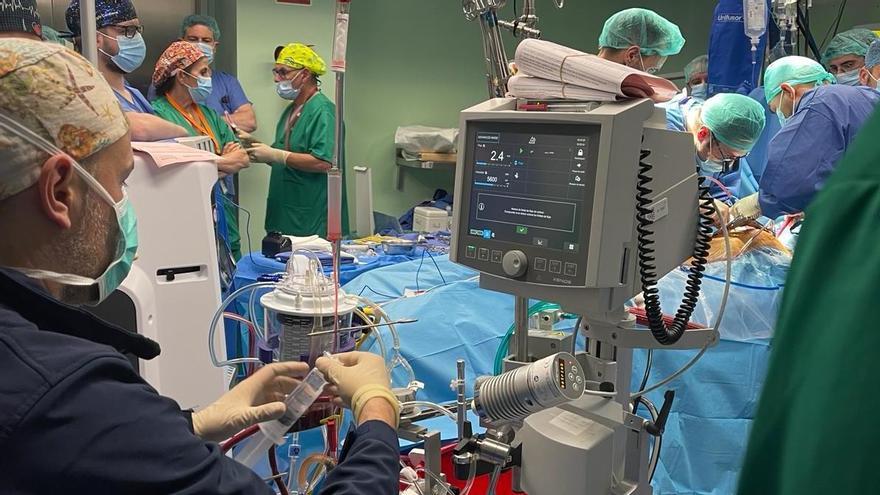 Un equipo del Hospital da Luz de Lisboa visita la Arrixaca para formarse en oxigenación