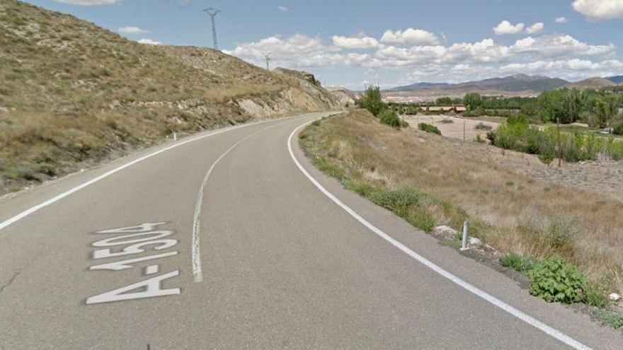 Fallece una persona en un accidente de tráfico, en la A-1504, en Calatayud