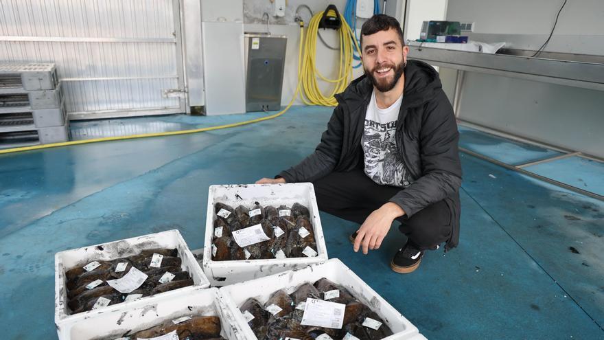 Xoel Schwartz López, el hasta ahora patrón mayor de la cofradía de pescadores de Redondela.