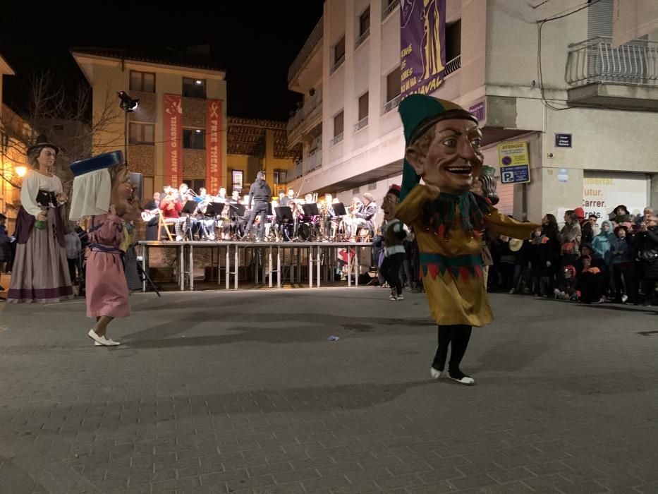 La mostra de foc del carnaval de Sallent