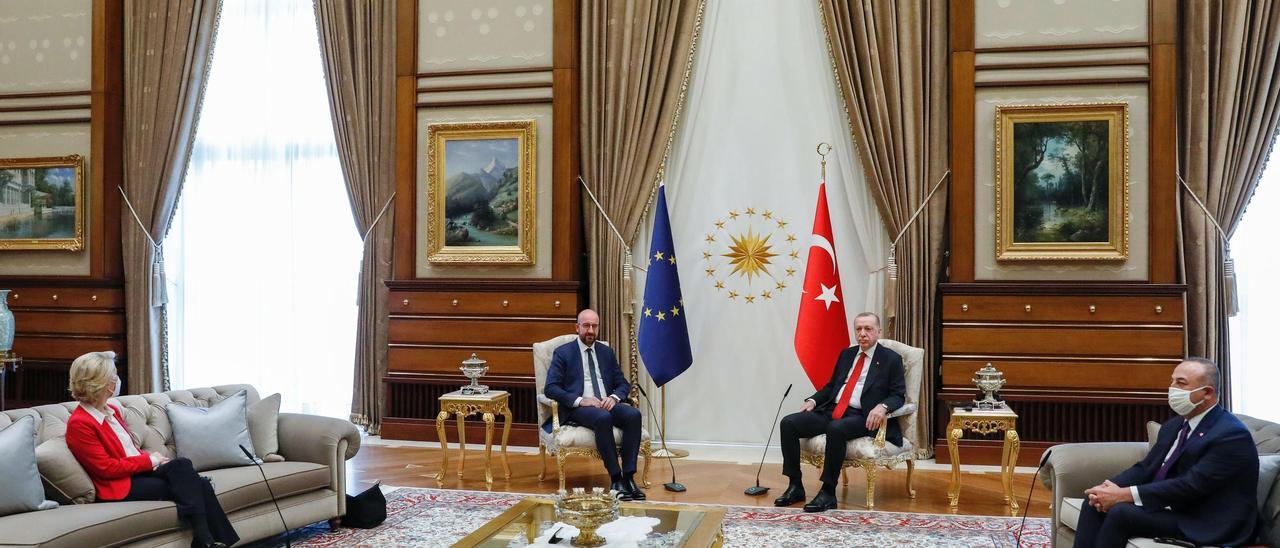 Reunión entre la UE y Turquía.