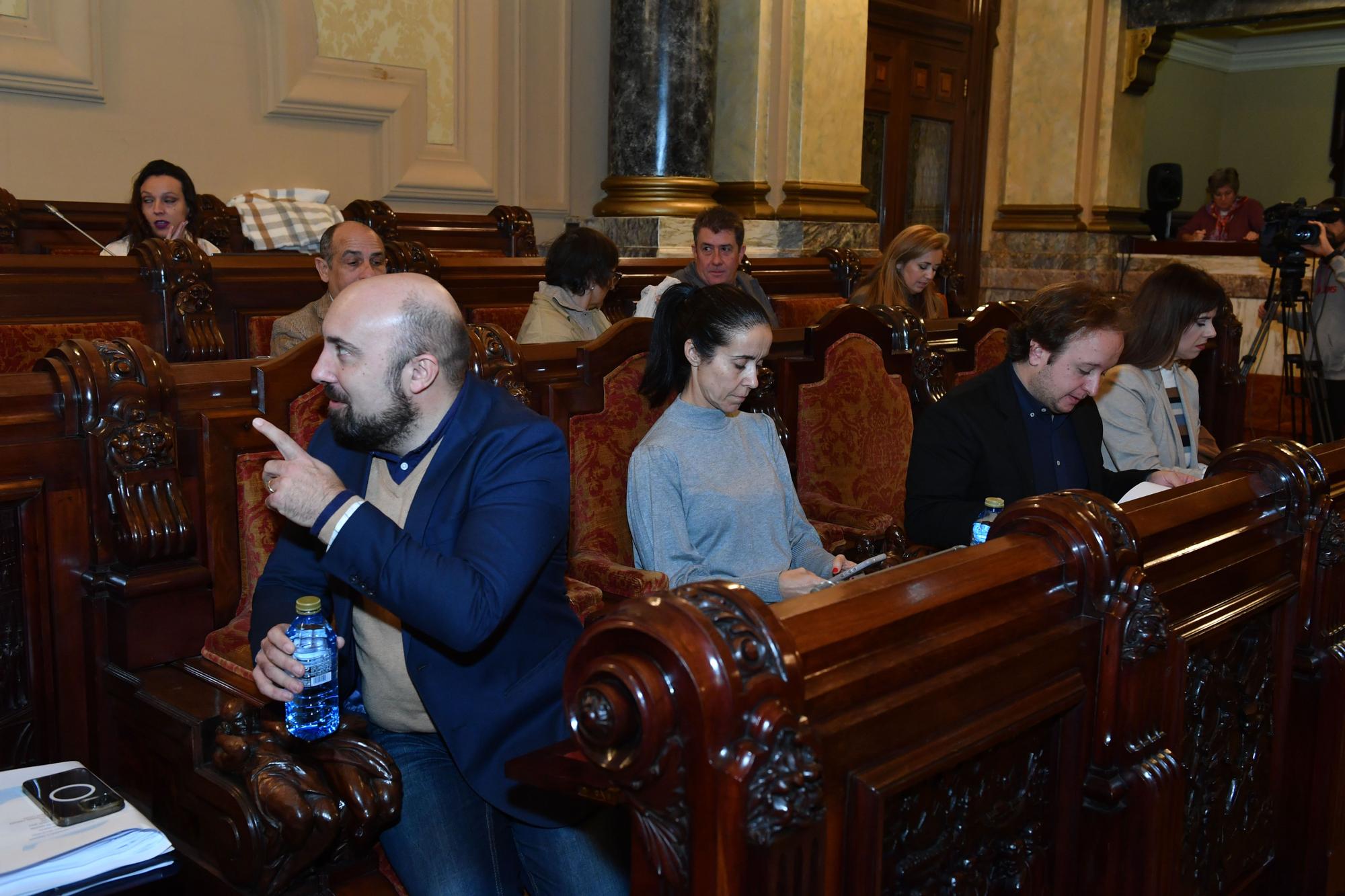 Pleno municipal en A Coruña