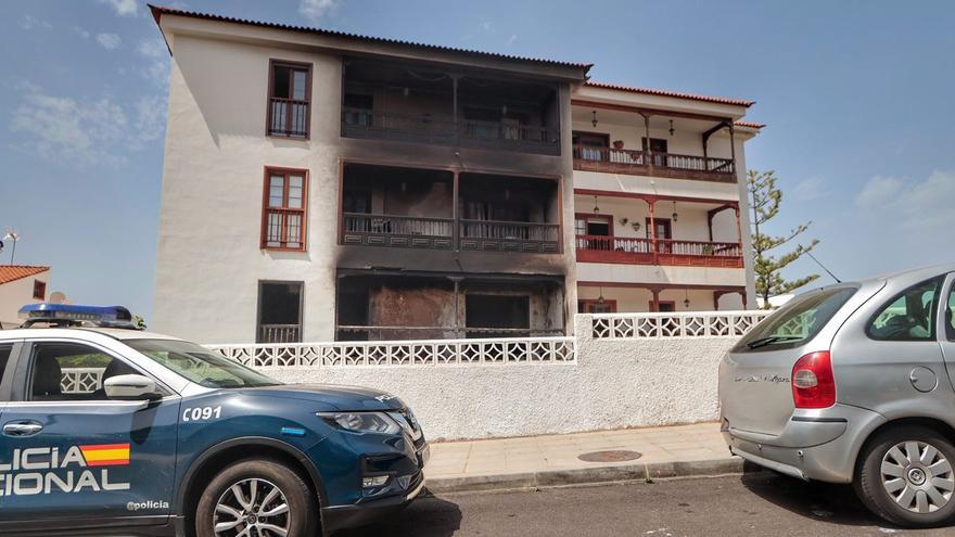 La investigación confirma que el incendio de Los Realejos fue accidental