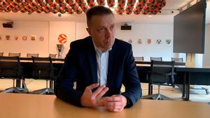 Paulius Motiejunas, CEO de la Euroliga: Animamos al Barça a que juegue en el Sant Jordi
