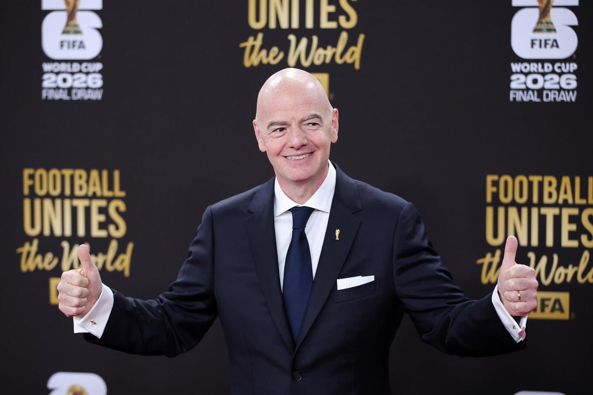Gianni Infantino, presidente de la FIFA.