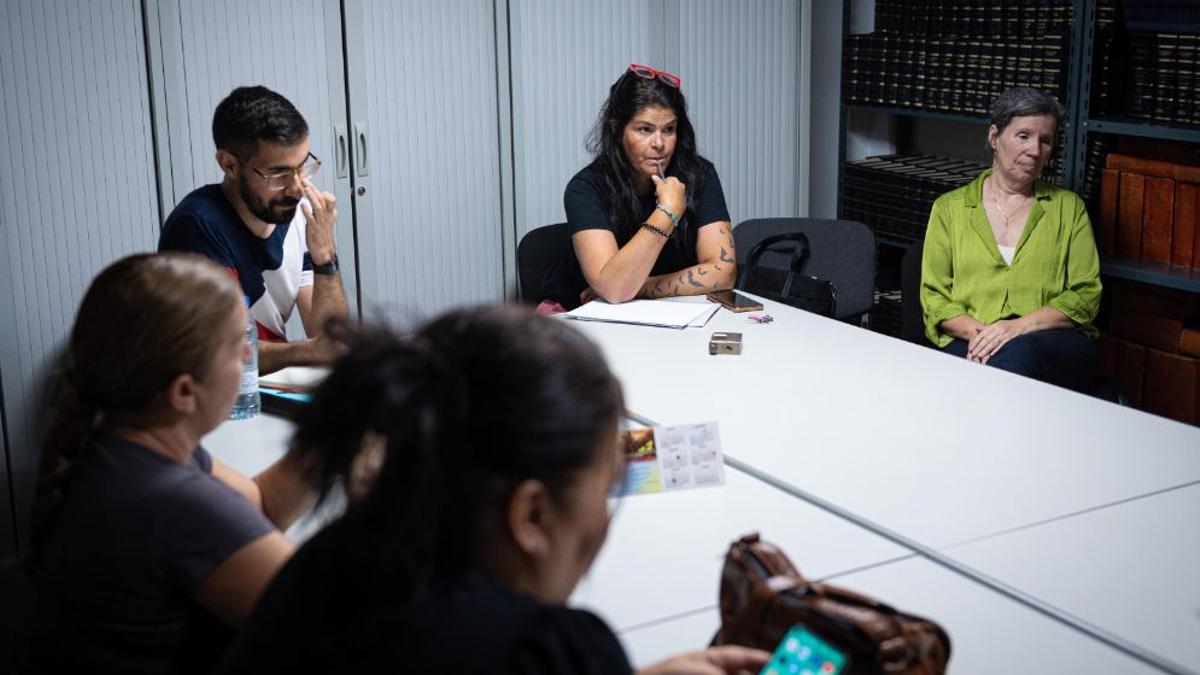 Miembros de la mayoría del comité de empresa convocante de las movilizaciones.