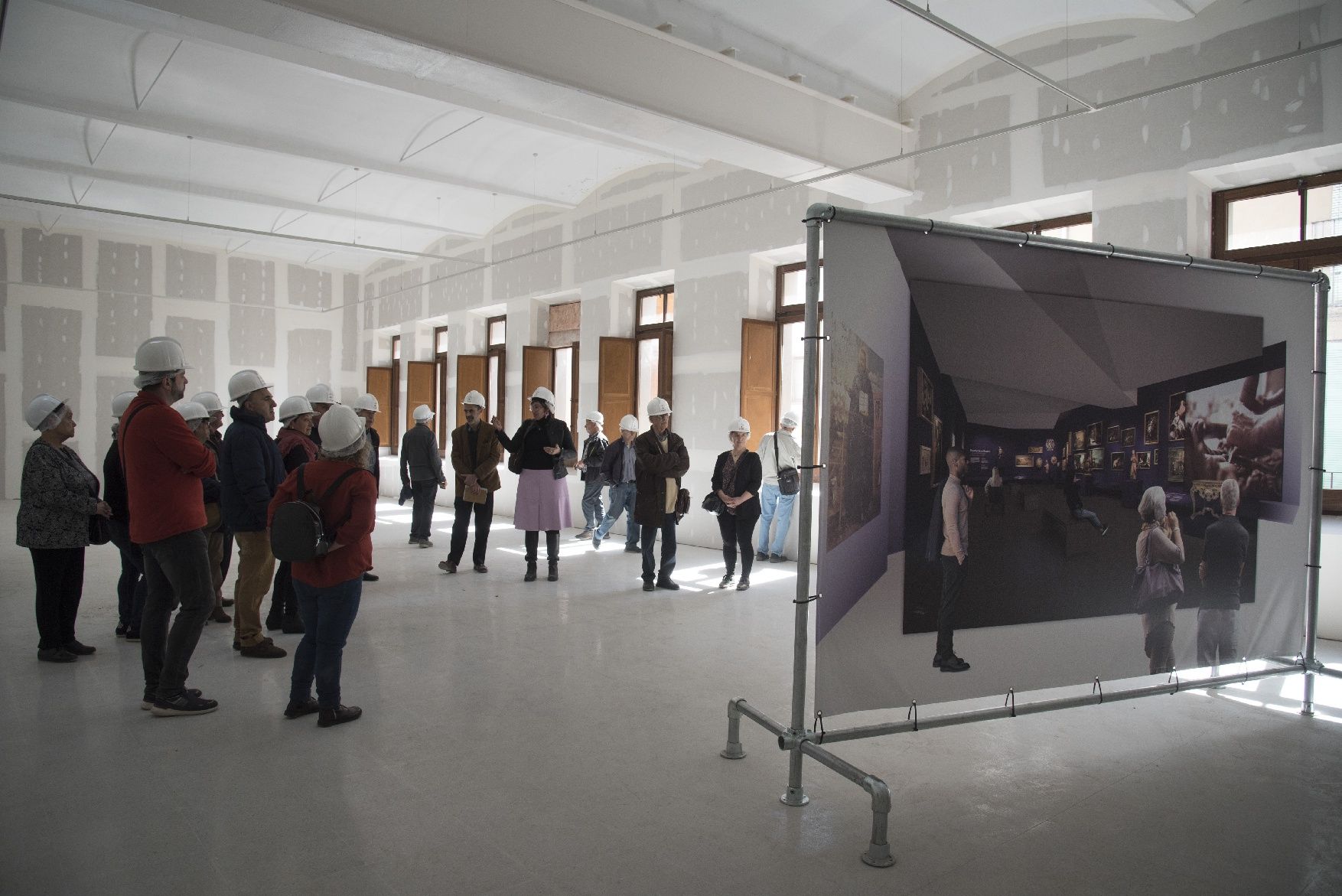 Més de 300 persones visiten el futur Museu del Barroc de Catalunya a Manresa