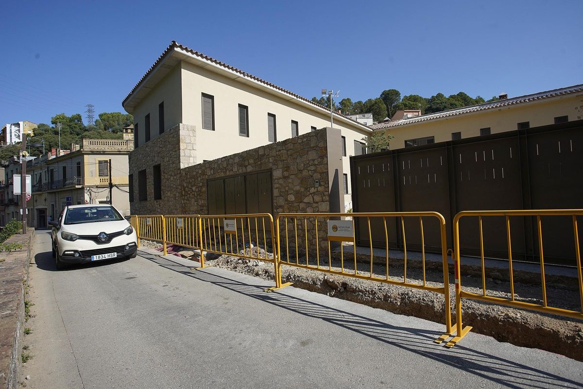 La part exterior de la nova residència.