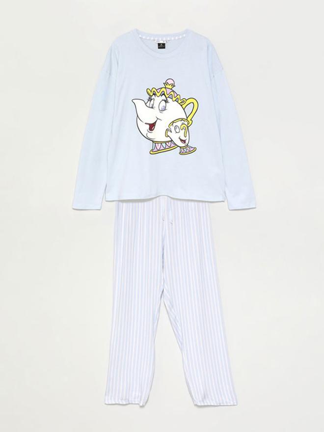 Conjunto de pijama de 'La Bella y la Bestia', de Lefties