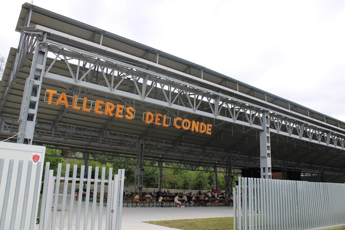 Vista del recinto desde su entrada.