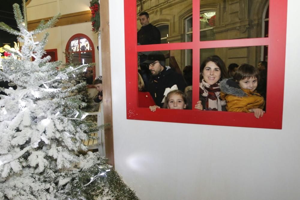 Encendido del alumbrado navideño en Vigo