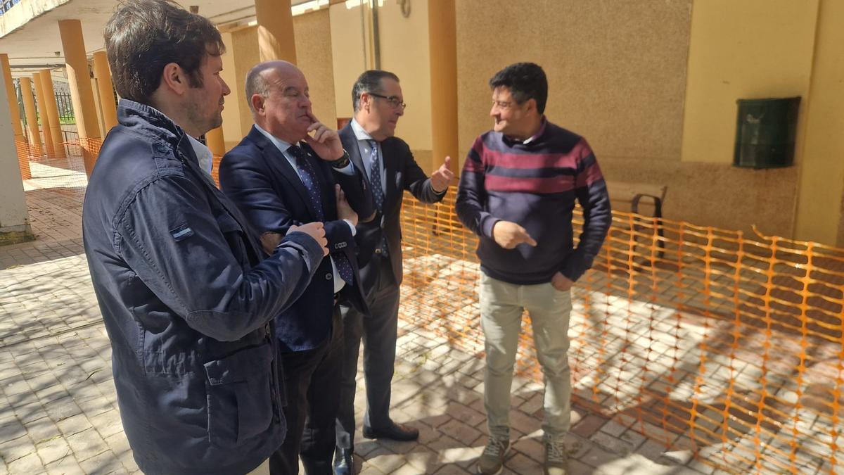 Visita de Briones y Barón al IES de Los Colegiales