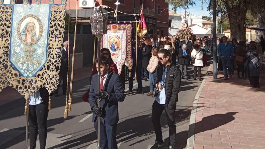 La patrona de Lorca regresa a su santuario entre cofrades