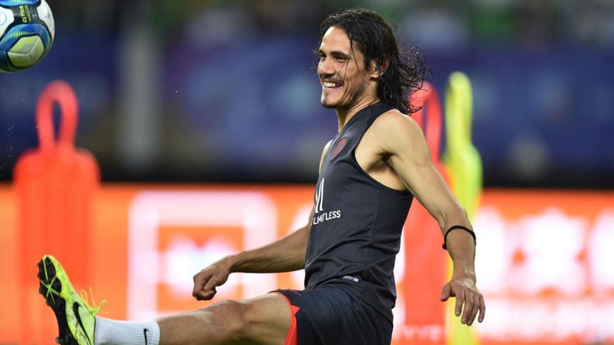 Edinson Cavani tiene contrato hasta 2020 y es feliz en París