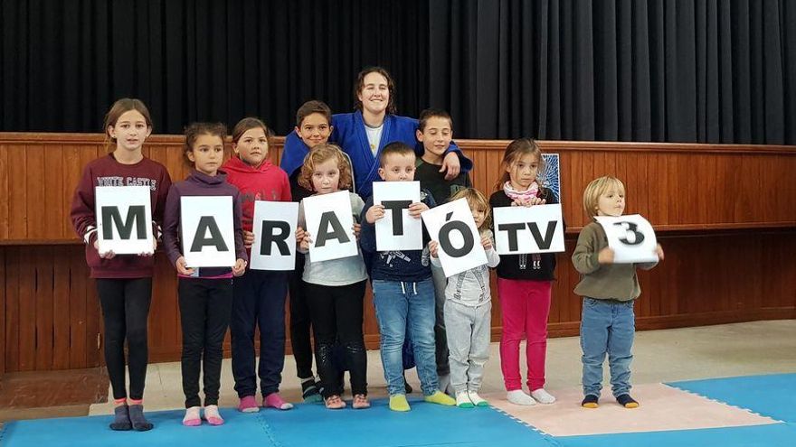 La solidaritat per la Marató, a Borrassà