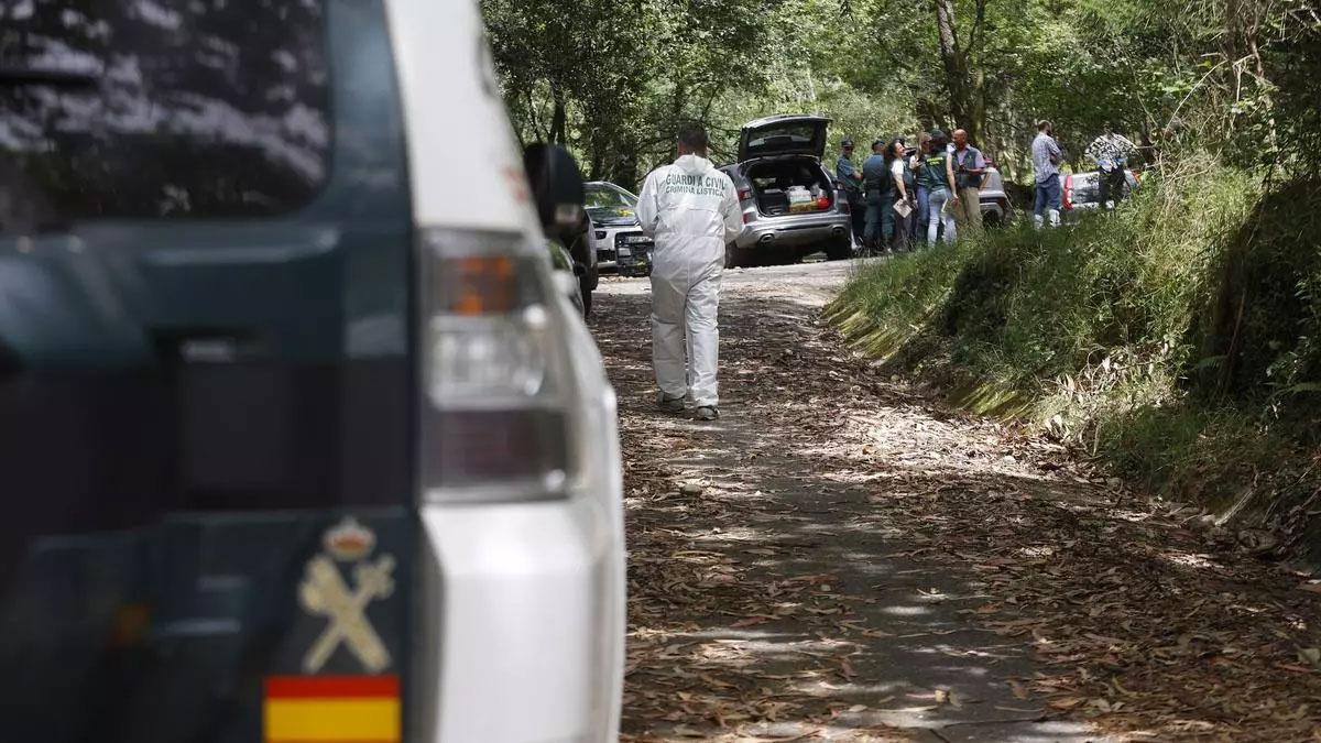 El lugar en el que se encontraron los cuerpos el pasado 31 de mayo.