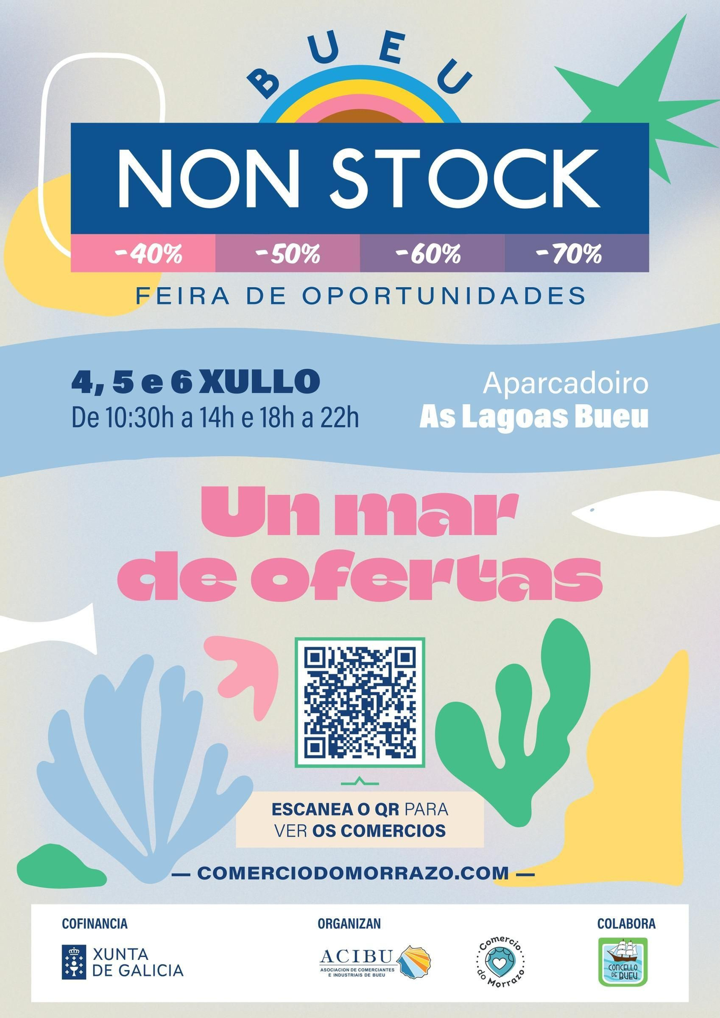 Cartel promocional da feria.
