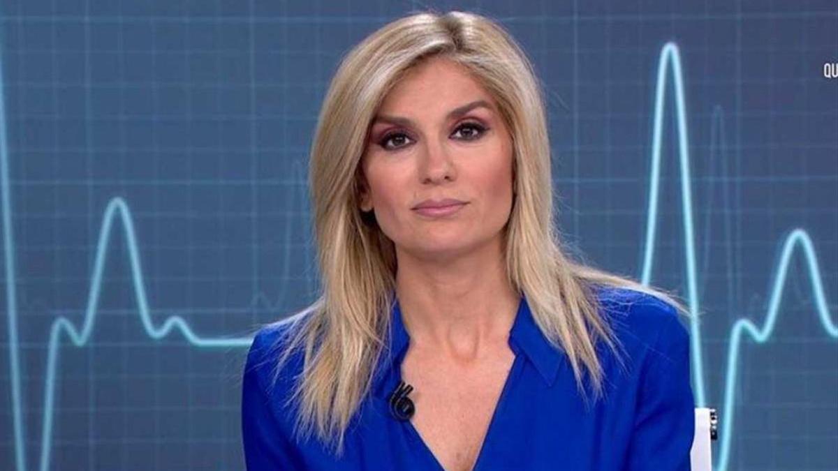 Sandra Golpe, en &#039;Antena 3 Noticias&#039;.