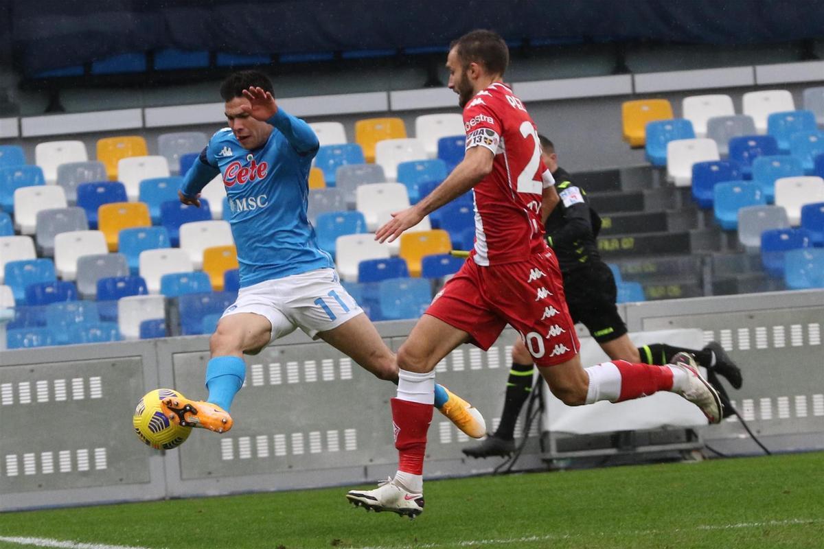 Lozano en un acción del encuentro.
