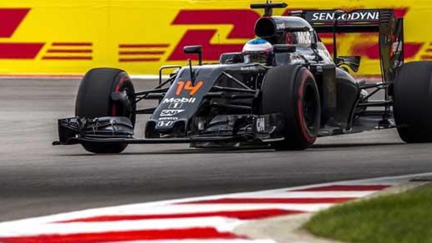 Fernando Alonso, en el GP de Rusia