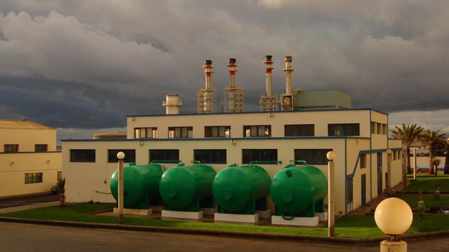 Central de producción de agua en Puerto del Rosario