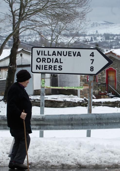 Temporal en La Espina y Tineo