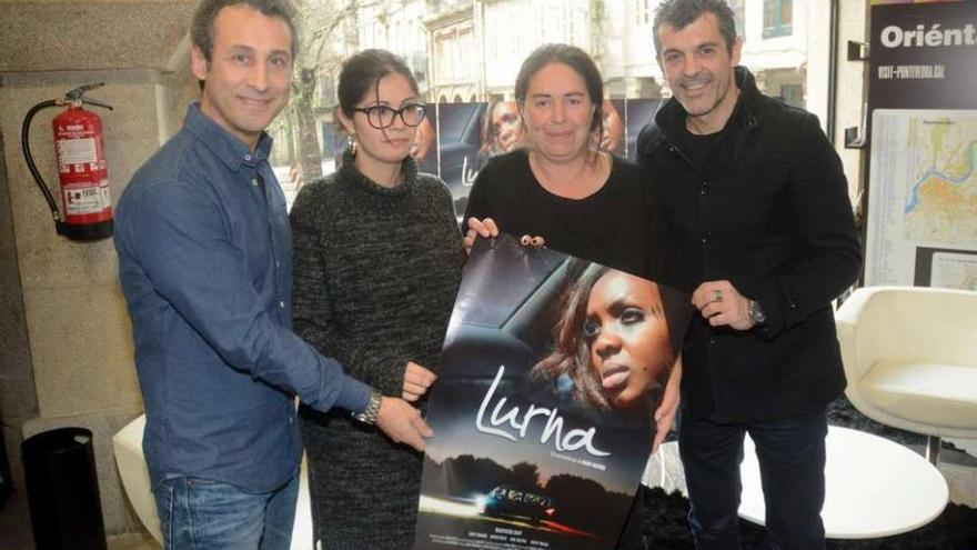 Presentación, onte, da estrea da curtametraxe &quot;Lurna&quot;. // Rafa Vázquez