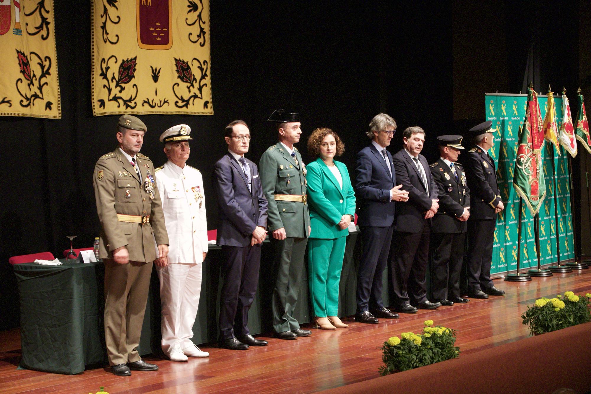 Las imágenes de la celebración del 179º aniversario de la Guardia Civil en la Región