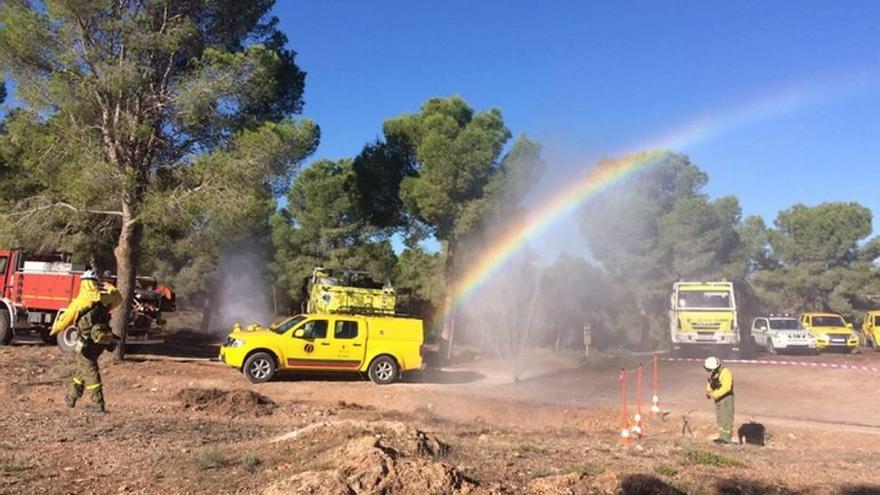 Las brigadas forestales perfeccionan sus técnicas