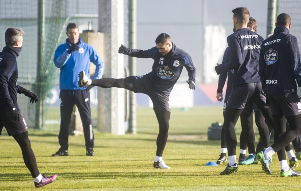 Última sesión antes del duelo ante Osasuna