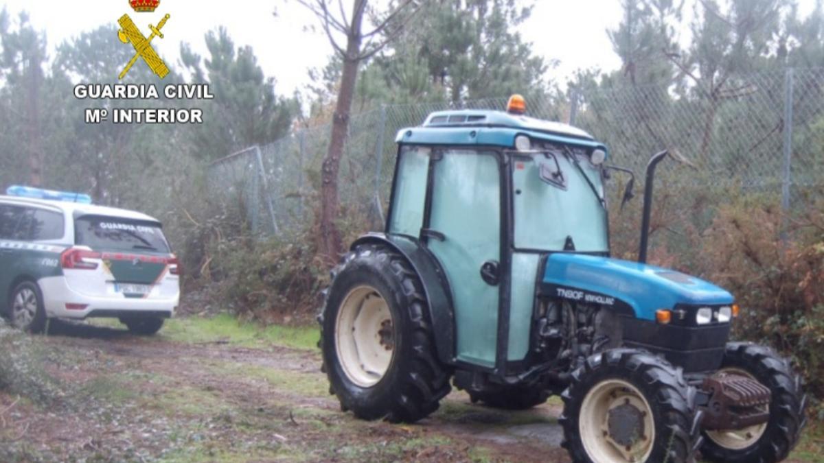 Tractor sustraido