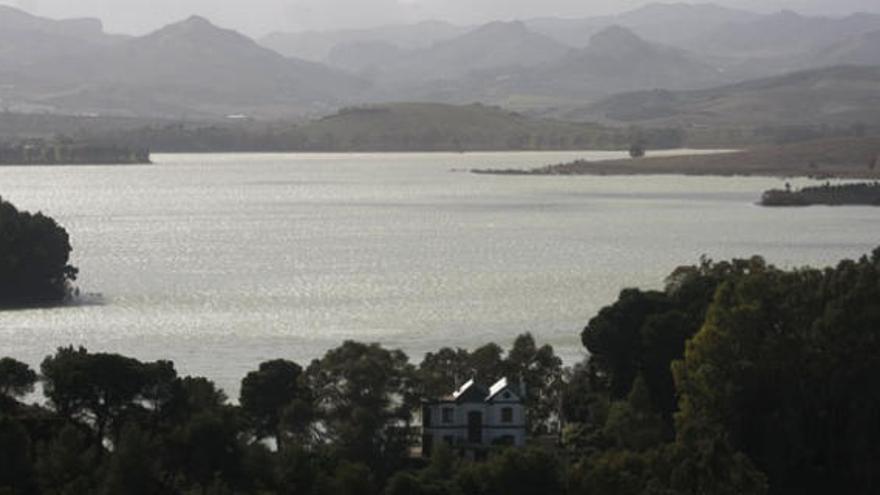 Imagen del embalse del Guadalhorce.