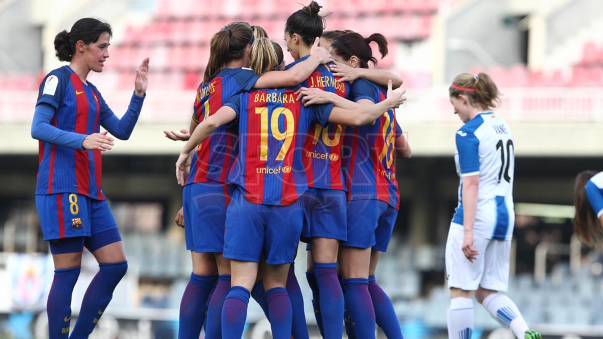 FC Barcelona Femenino 5 - RCDE Espanyol Femenino 0 FC Barcelona Femenino 5 - RCDE Espanyol Femenino 0