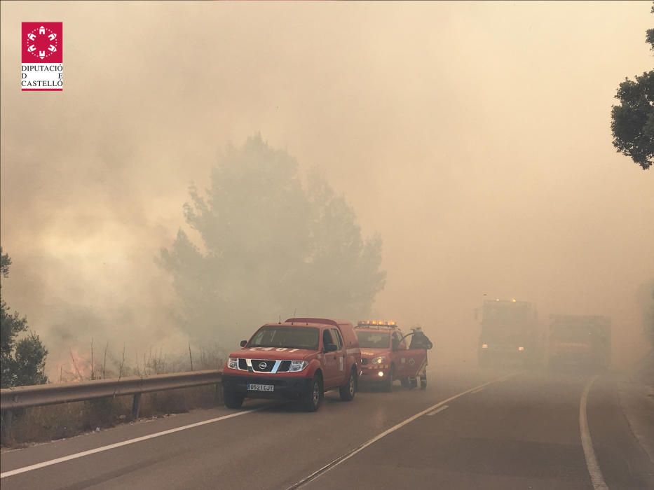 Incendio en Vilafamés