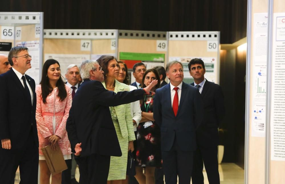 La reina Sofía preside el IV Congreso Internacional de Enfermedades Neurodegeneratiavas en Alicante