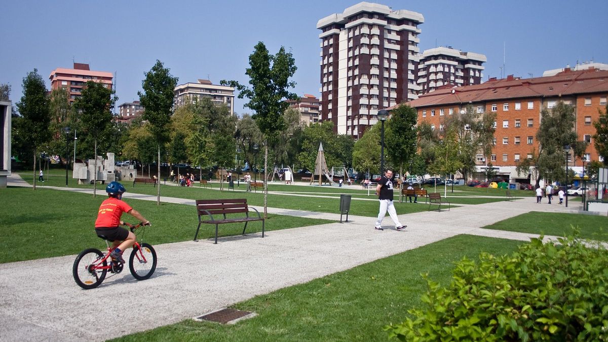 Vista del parque Severo Ochoa.