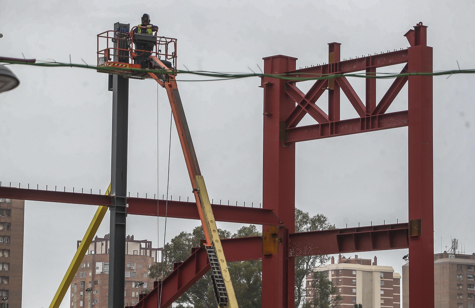 Así avanzan las obras del pabellón Casal España València Arena