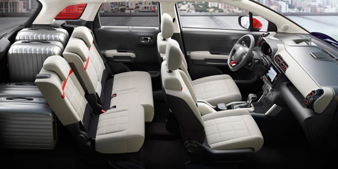 El interior del Citroën C3 Aircross